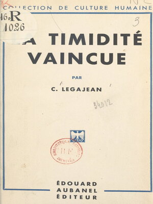 cover image of La timidité vaincue